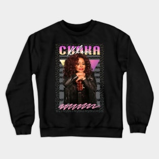 Chaka Khan Retro Aesthetic 70s Fan Art Crewneck Sweatshirt